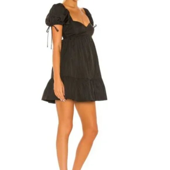 Amanda Uprichard Sicily Dress in Black - Picture 2 of 3